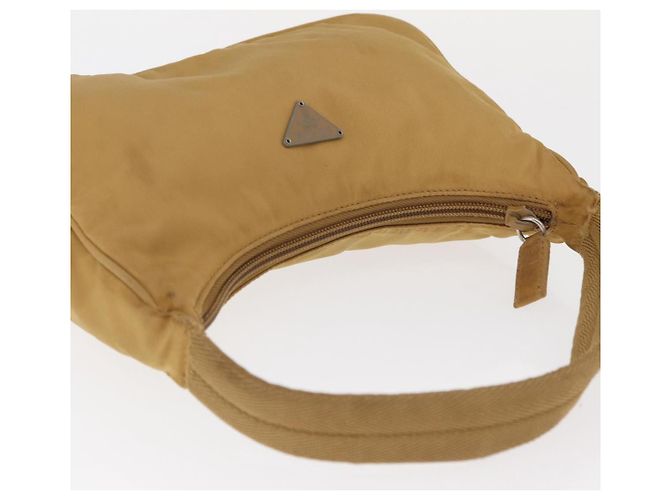 Pochete de nylon PRADA amarela Auth 159602 Amarelo - vista 6