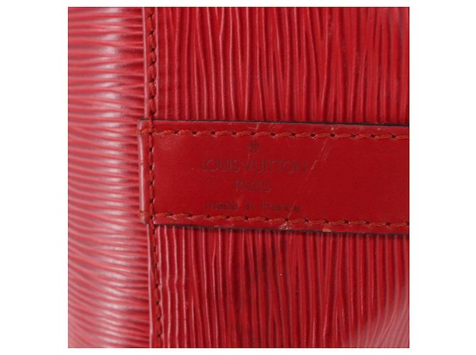 Noe LOUIS VUITTON Borsa a Spalla Petit Noé Epi Rossa M44107 LV Auth 157304 Rosso - vista 17