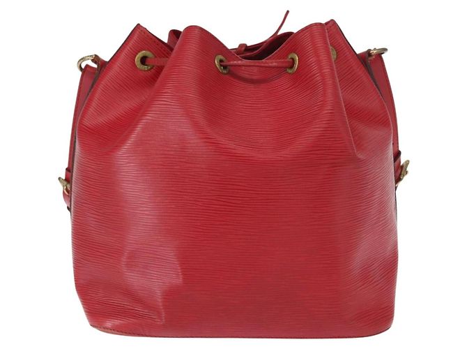 Noe LOUIS VUITTON Borsa a Spalla Petit Noé Epi Rossa M44107 LV Auth 157304 Rosso - vista 2
