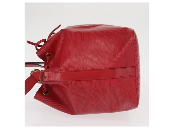 Noe LOUIS VUITTON Borsa a Spalla Petit Noé Epi Rossa M44107 LV Auth 157304 Rosso - vista 4