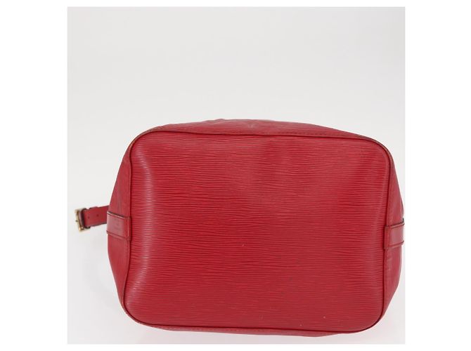 Noe LOUIS VUITTON Borsa a Spalla Petit Noé Epi Rossa M44107 LV Auth 157304 Rosso - vista 5
