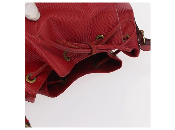 Noe LOUIS VUITTON Borsa a Spalla Petit Noé Epi Rossa M44107 LV Auth 157304 Rosso - vista 6
