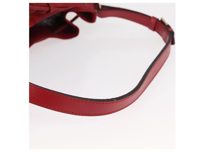 Noe LOUIS VUITTON Borsa a Spalla Petit Noé Epi Rossa M44107 LV Auth 157304 Rosso - vista 7
