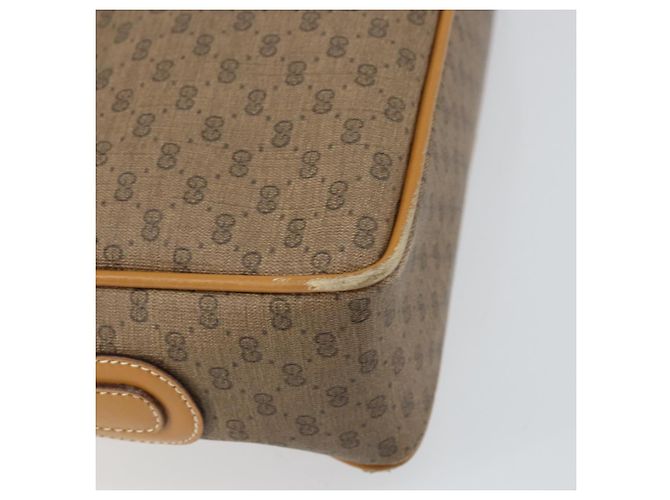 Gucci Borsa a Spalla GG Supreme PVC Beige Oro 001 56 0942 Auth BA9284 D'oro - vista 13