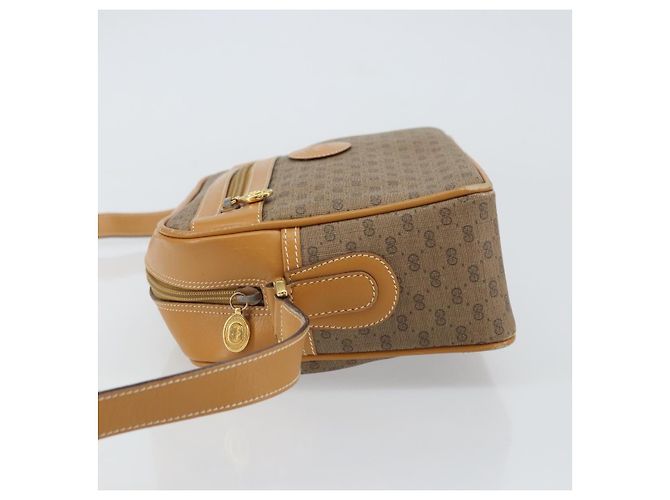 Gucci Borsa a Spalla GG Supreme PVC Beige Oro 001 56 0942 Auth BA9284 D'oro - vista 5