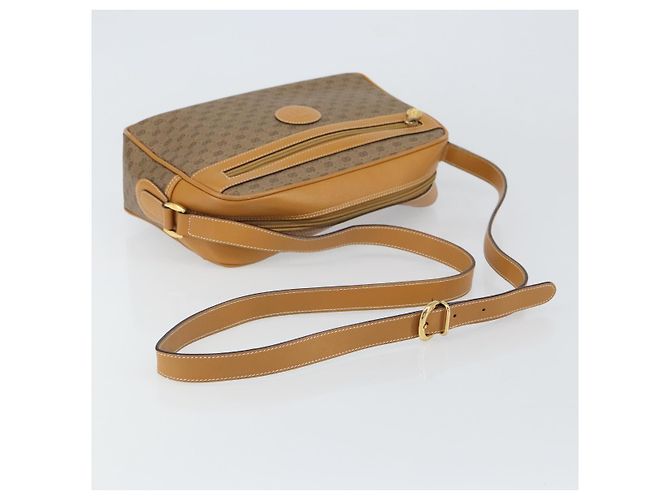 Gucci Borsa a Spalla GG Supreme PVC Beige Oro 001 56 0942 Auth BA9284 D'oro - vista 7