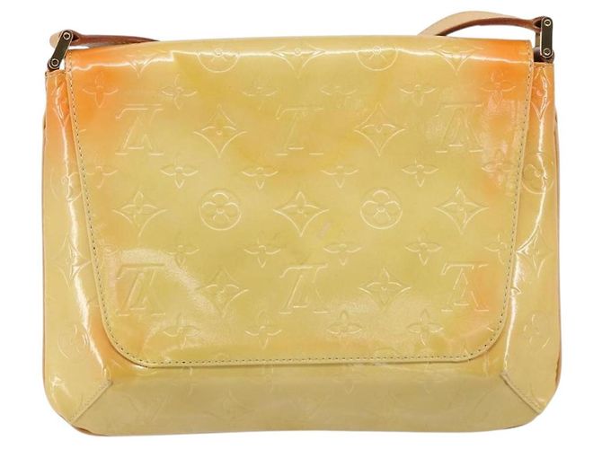 LOUIS VUITTON Borsa Thompson Street Monogram Vernis Beige M91301 LV Auth 160426 - vista 2