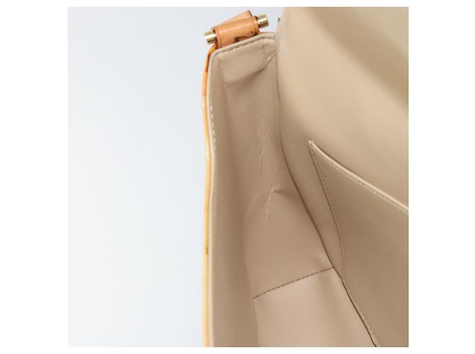 LOUIS VUITTON Borsa Thompson Street Monogram Vernis Beige M91301 LV Auth 160426 - vista 20