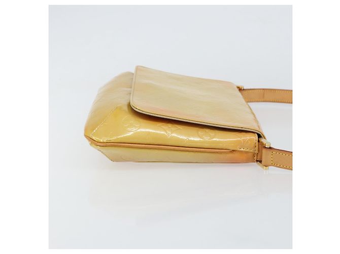 LOUIS VUITTON Borsa Thompson Street Monogram Vernis Beige M91301 LV Auth 160426 - vista 3