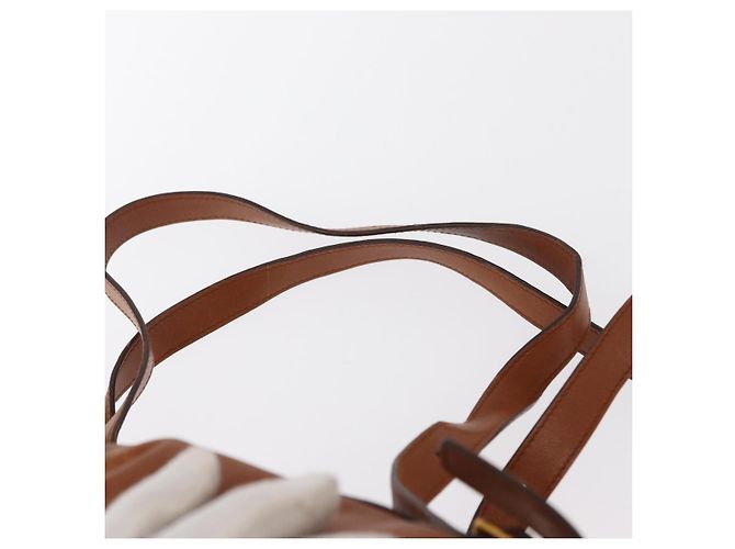 Zaino in pelle Gucci Bamboo marrone oro 003 1956 0030 Auth 153732 - vista 10