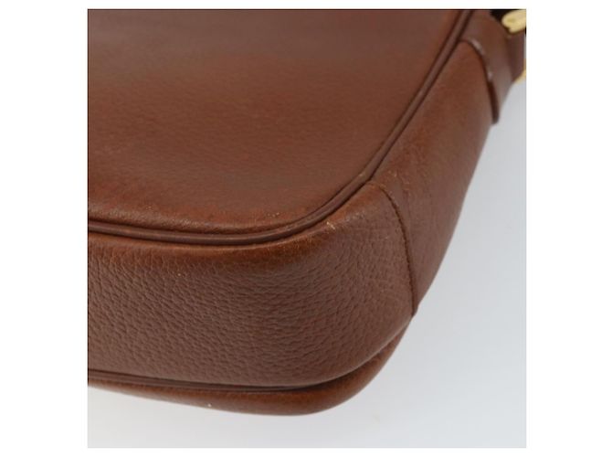 Autre Marque Borsa a Spalla Burberrys in Pelle Marrone Oro Auth BA9372 D'oro - vista 12