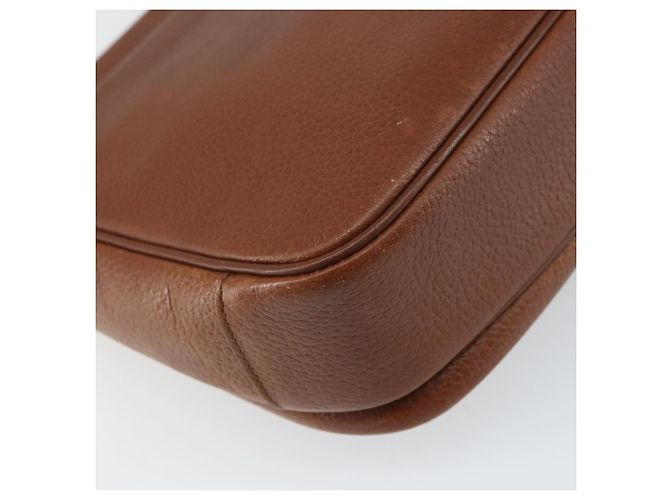 Autre Marque Borsa a Spalla Burberrys in Pelle Marrone Oro Auth BA9372 D'oro - vista 13