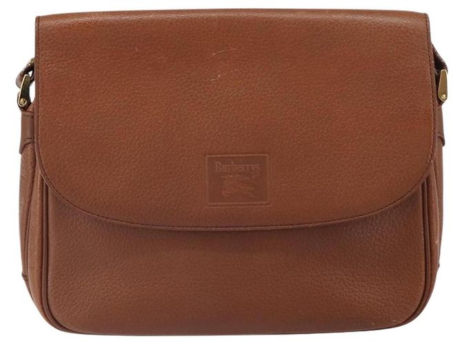Autre Marque Borsa a Spalla Burberrys in Pelle Marrone Oro Auth BA9372 D'oro - vista 2