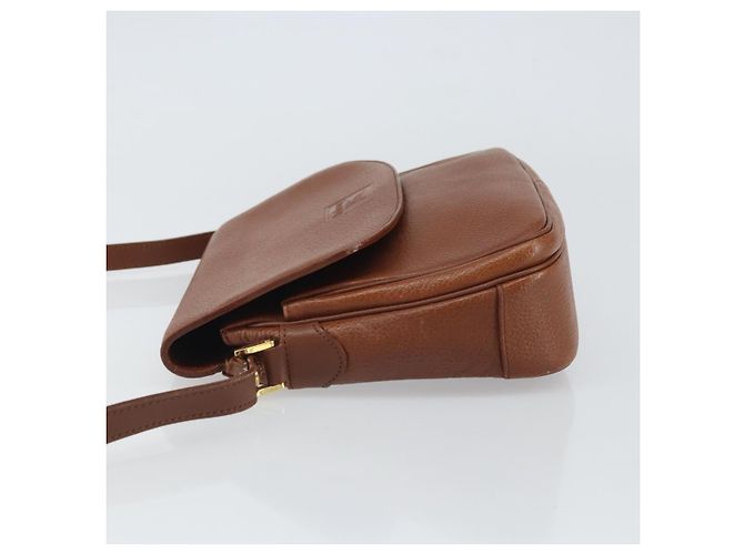 Autre Marque Borsa a Spalla Burberrys in Pelle Marrone Oro Auth BA9372 D'oro - vista 5