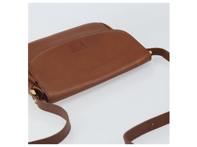 Autre Marque Borsa a Spalla Burberrys in Pelle Marrone Oro Auth BA9372 D'oro - vista 6