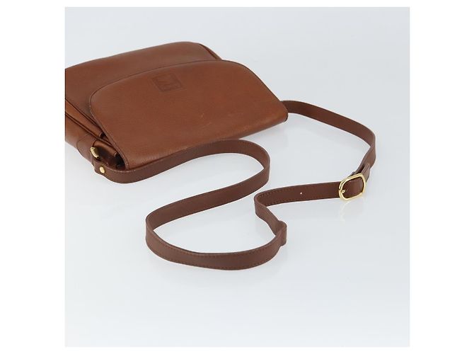 Autre Marque Borsa a Spalla Burberrys in Pelle Marrone Oro Auth BA9372 D'oro - vista 7