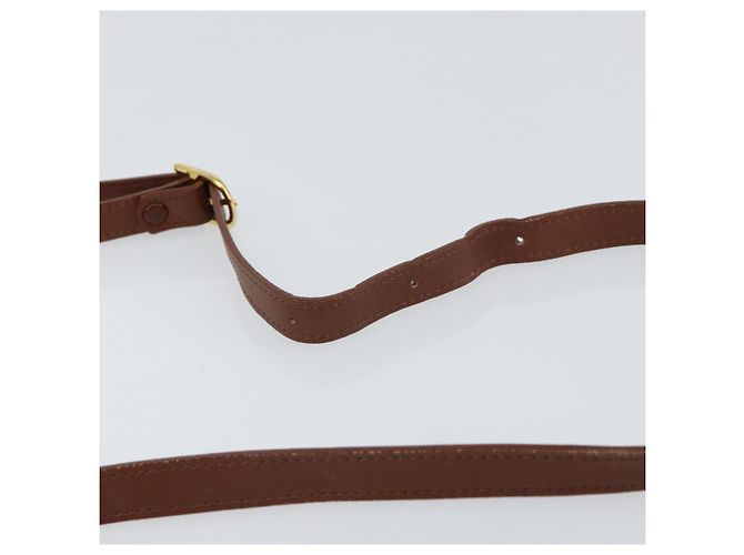 Autre Marque Borsa a Spalla Burberrys in Pelle Marrone Oro Auth BA9372 D'oro - vista 8