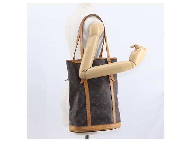 LOUIS VUITTON Borsa a Spalla Monogram Bucket GM M42236 LV Auth 158346 Monogramma - vista 23