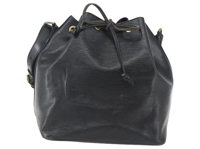 Noe LOUIS VUITTON Borsa a Spalla Petit Noé Epi Nera M44102 LV Auth 152009 Nero - vista 13