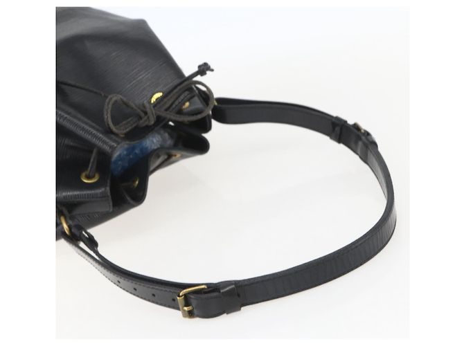 Noe LOUIS VUITTON Borsa a Spalla Petit Noé Epi Nera M44102 LV Auth 152009 Nero - vista 7