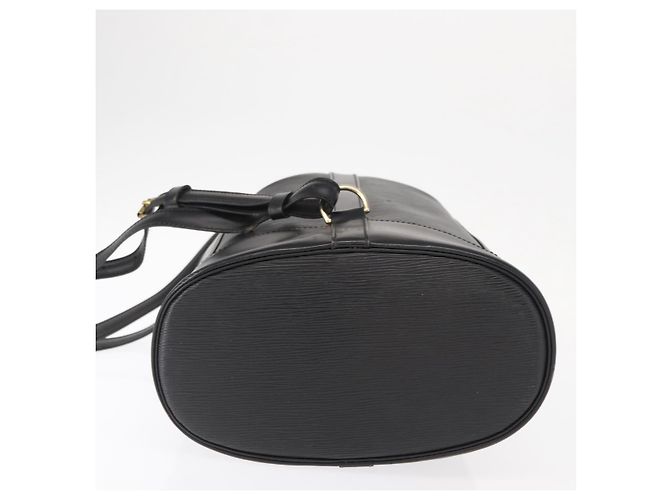 LOUIS VUITTON Borsa a Spalla Epi Randonnee PM Nera M52352 LV Auth 158314 Nero - vista 5