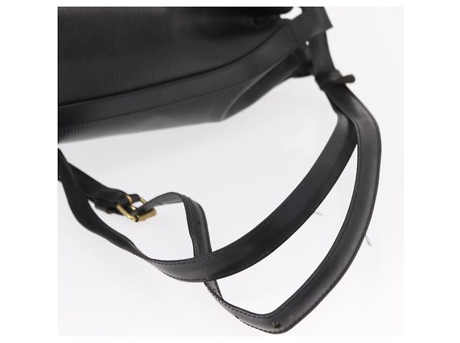LOUIS VUITTON Borsa a Spalla Epi Randonnee PM Nera M52352 LV Auth 158314 Nero - vista 7