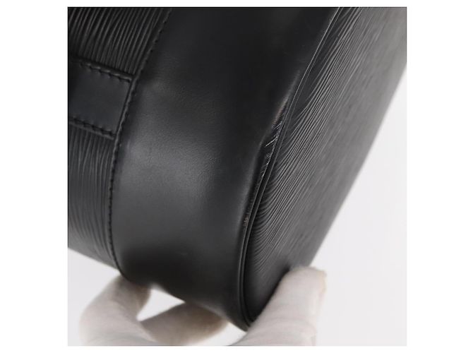 LOUIS VUITTON Borsa a Spalla Epi Randonnee PM Nera M52352 LV Auth 158314 Nero - vista 9