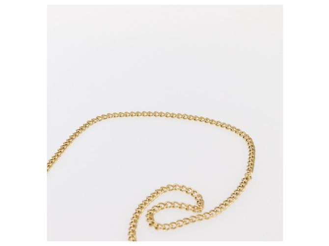 Borsa a Spalla Chain Gancini Salvatore Ferragamo Smalto Nero Oro Auth am10237 D'oro - vista 9