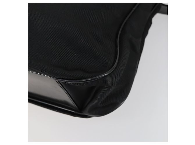 Borsa a mano in nylon Gucci Bamboo 2 in 1 Nero Argento 001 2404 1577 0 Auth gh1392 - vista 14
