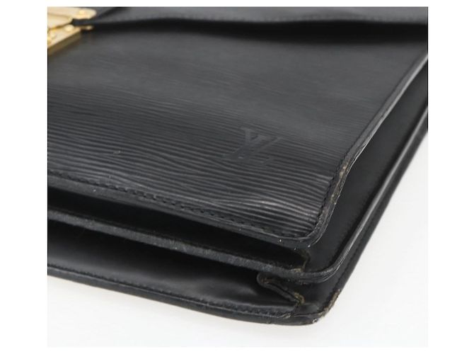 LOUIS VUITTON Epi ServietteConsigliere Borsa Business Nera M54422 LV Auth ka1353 Nero - vista 10