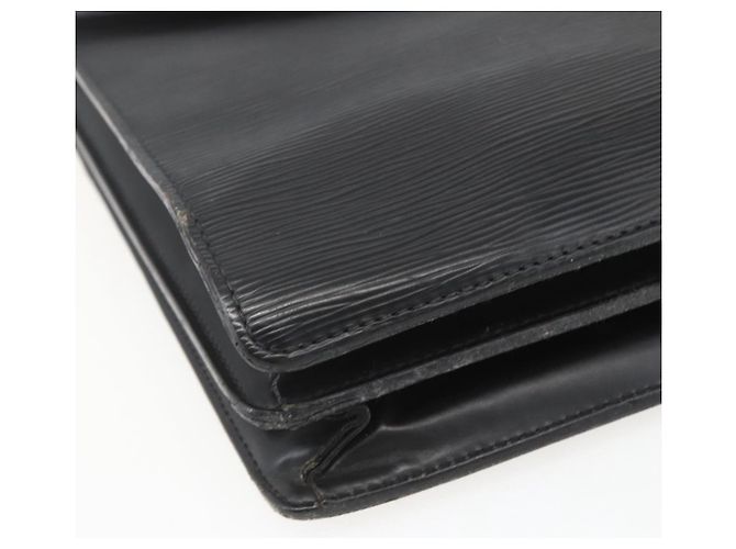 LOUIS VUITTON Epi ServietteConsigliere Borsa Business Nera M54422 LV Auth ka1353 Nero - vista 11