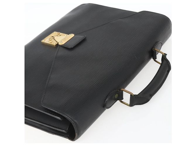 LOUIS VUITTON Epi ServietteConsigliere Borsa Business Nera M54422 LV Auth ka1353 Nero - vista 6