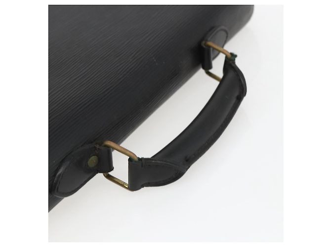 LOUIS VUITTON Epi ServietteConsigliere Borsa Business Nera M54422 LV Auth ka1353 Nero - vista 7