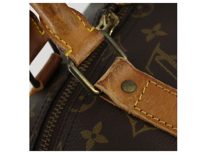 LOUIS VUITTON Borsa Boston Monogram Keepall 50 M41426 LV Auth 158956 Monogramma - vista 14