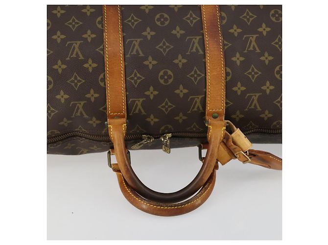 LOUIS VUITTON Borsa Boston Monogram Keepall 50 M41426 LV Auth 158956 Monogramma - vista 7