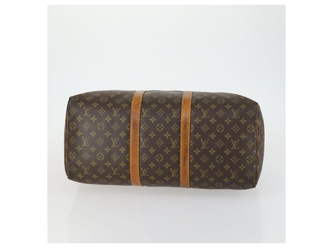 LOUIS VUITTON Borsa Boston Monogram Keepall 50 M41426 LV Auth 158956 Monogramma - vista 9