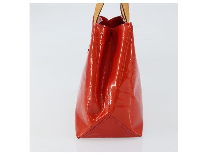 LOUIS VUITTON Monogram Vernis Reade PM Borsa a Mano Rossa M91088 LV Auth 159382 Rosso - vista 4