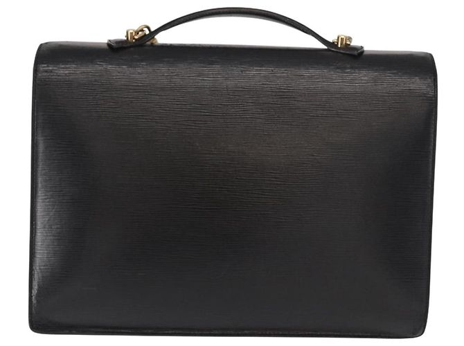 LOUIS VUITTON Epi Porta Documenti a Tracolla Briefcase M54462 LV Auth bs32029 Nero - vista 2