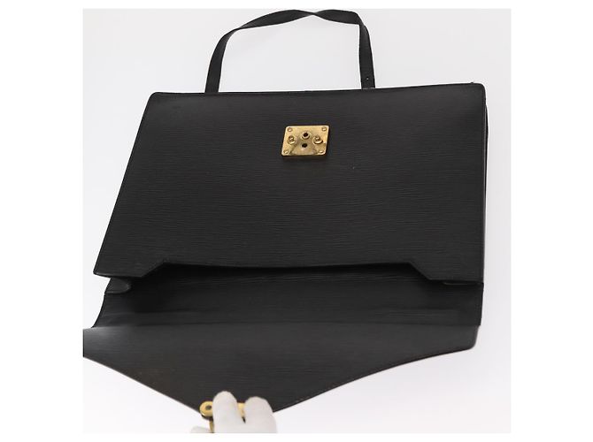 LOUIS VUITTON Epi Porta Documenti a Tracolla Briefcase M54462 LV Auth bs32029 Nero - vista 21