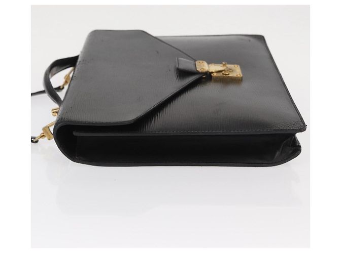 LOUIS VUITTON Epi Porta Documenti a Tracolla Briefcase M54462 LV Auth bs32029 Nero - vista 4