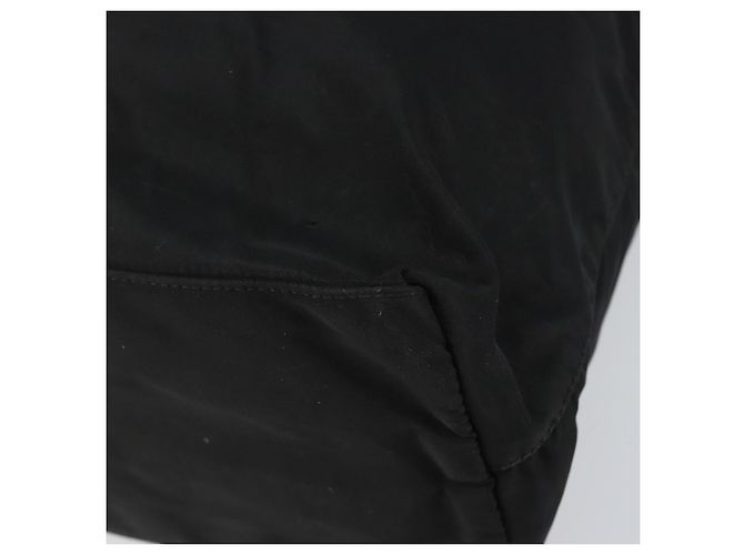 Prada Tote Bag aus schwarzem Nylon mit silberner Authentizität bs32076 - Ansicht 10