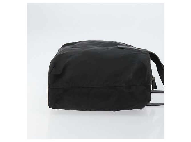 Prada Tote Bag aus schwarzem Nylon mit silberner Authentizität bs32076 - Ansicht 4