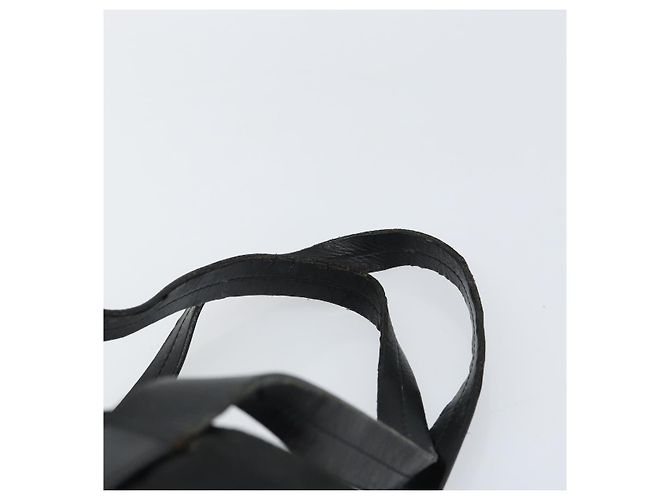 Prada Tote Bag aus schwarzem Nylon mit silberner Authentizität bs32076 - Ansicht 8