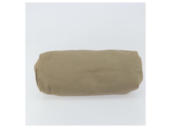 Borsa a mano Miu Miu in tela khaki oro Auth 159399 D'oro Cachi - vista 9