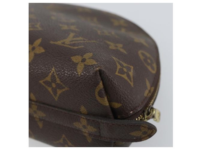 LOUIS VUITTON Pochette Cosmetica Demi Ronde Monogram M47520 LV Auth BA9256 Monogramma - vista 10