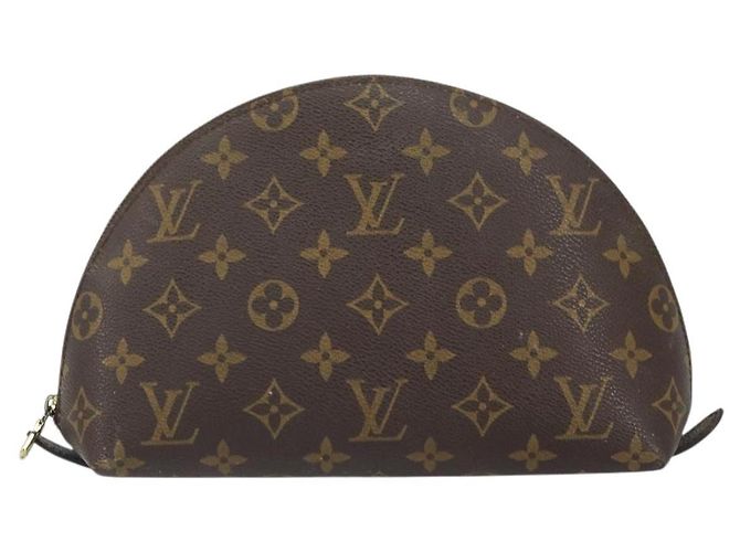 LOUIS VUITTON Pochette Cosmetica Demi Ronde Monogram M47520 LV Auth BA9256 Monogramma - vista 2