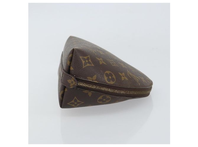 LOUIS VUITTON Pochette Cosmetica Demi Ronde Monogram M47520 LV Auth BA9256 Monogramma - vista 4