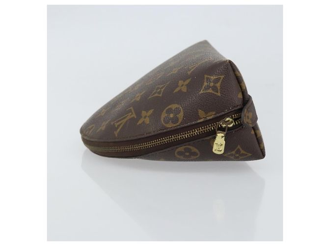 LOUIS VUITTON Pochette Cosmetica Demi Ronde Monogram M47520 LV Auth BA9256 Monogramma - vista 5