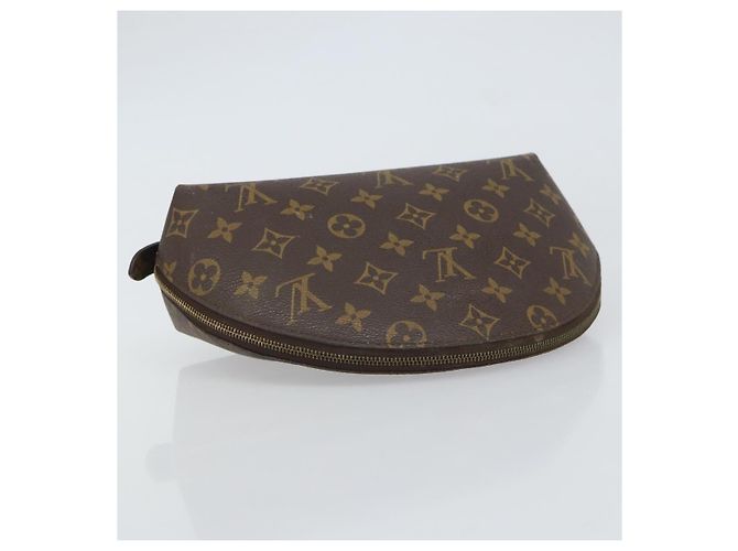 LOUIS VUITTON Pochette Cosmetica Demi Ronde Monogram M47520 LV Auth BA9256 Monogramma - vista 6