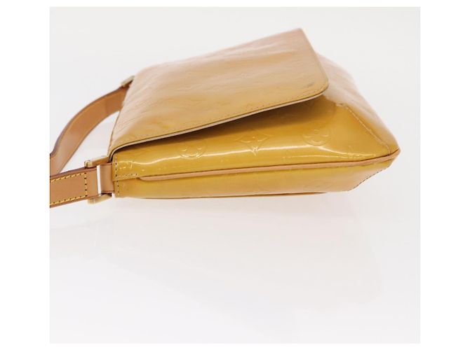 LOUIS VUITTON Bolsa Thompson Street Monogram Vernis Bege M91301 LV Auth gh1566 - vista 4